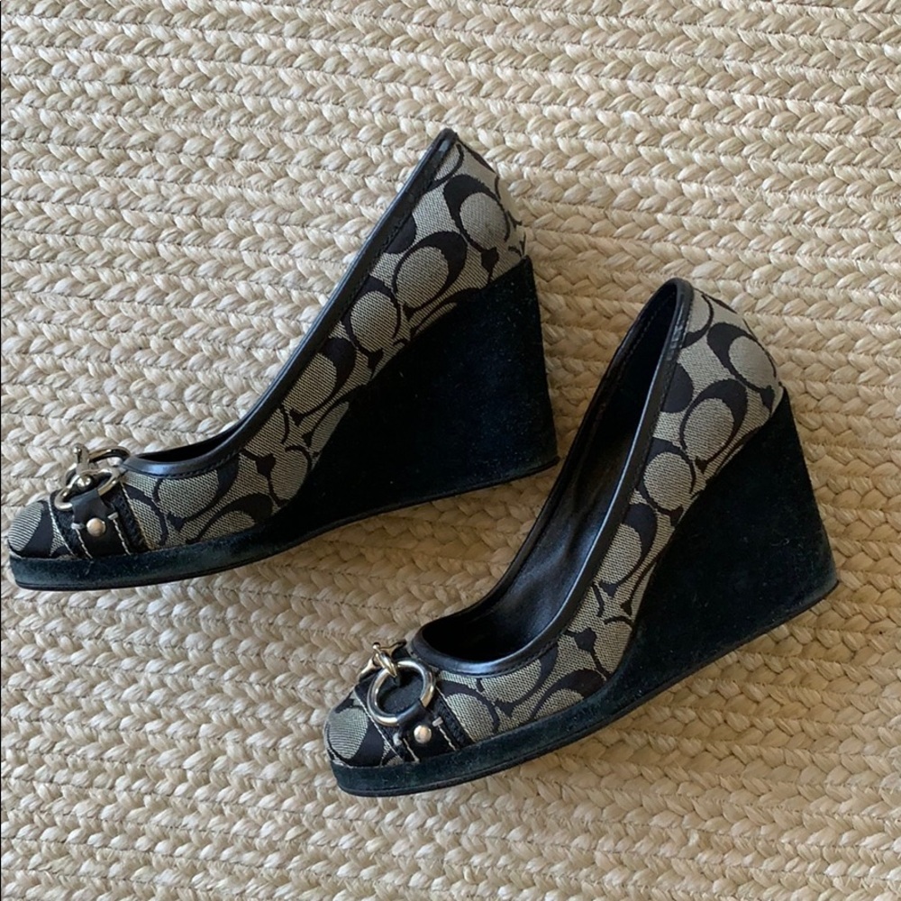 Coach wedges